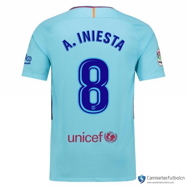 Camiseta Barcelona Segunda equipo A.Iniesta 2017-18